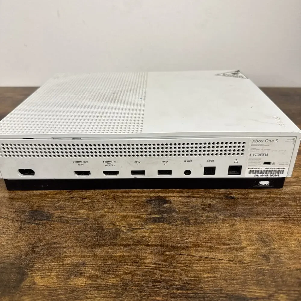 Microsoft Xbox One S 500GB Console White 1681 Working No Sync Button